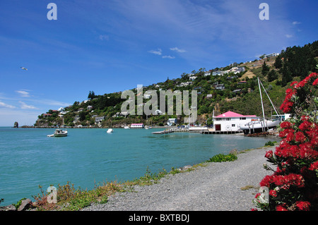 Moncks Bay, Christchurch, Canterbury Region, South Island, New Zealand Stock Photo