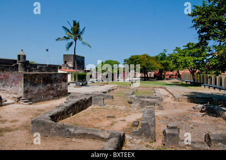 East Africa, Kenya, Mombasa Fort Jesus Stock Photo