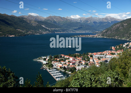 City view, Bellano, Lake Como, Lombardy, Italy Stock Photo