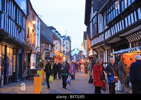 Worcester, Christmas, Friar Street Stock Photo