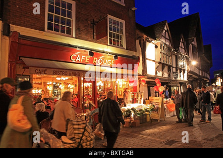 Worcester, Christmas, Friar Street Stock Photo