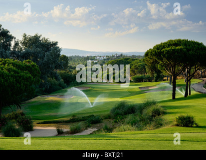 Portugal The Algarve, Vale Do Lobo Ocean Course, 7th Hole Stock Photo