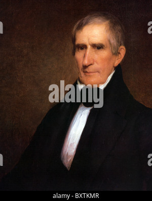 WILLIAM HENRY HARRISON (1773-1841)  ninth President of the United States in 1841 Stock Photo