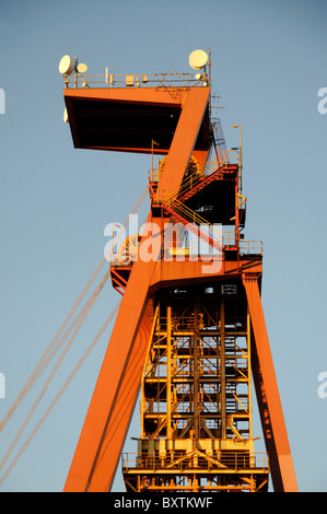 A Goldmine Headframe At Kalgoorlie Wa Australia Stock Photo