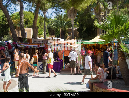 'Hippy Market', Punta Arabi, Es Cana, Ibiza Stock Photo