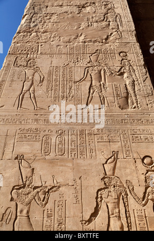 Edfu Temple, Egypt - interior 9 Stock Photo