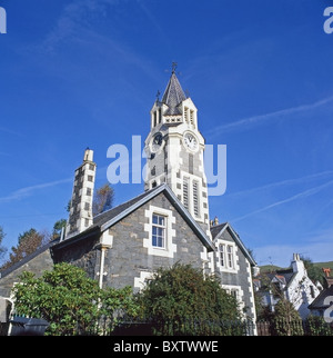 Former School House in the Village of Moniaive, Dumfries and Galloway, Scotland Stock Photo