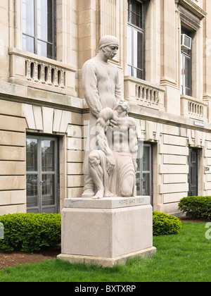 Hope & Help, International College of Surgeons, Chicago Stock Photo