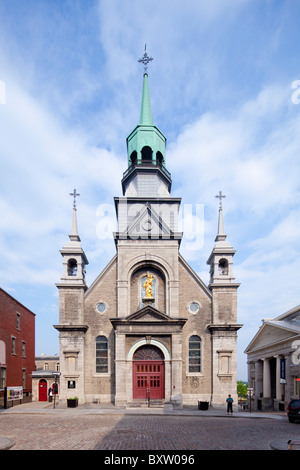 Notre Dame de Bon Secours, Old Montreal, QC Stock Photo