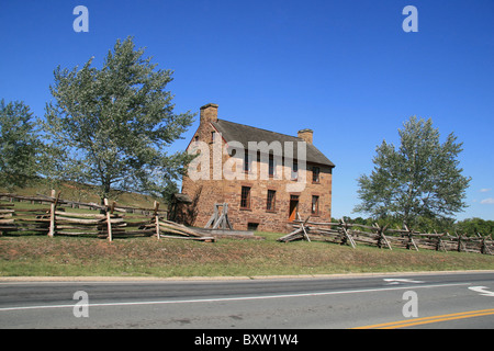 The Stone House on the Manassas National Battlefield Park, Virginia, United States. Stock Photo