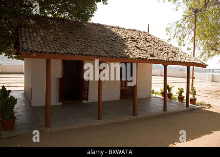 One of the buildings within the Sabarmati Ashram (also known as the Gandhi or Satyagraha or Harijan Ashram) in Ahmedabad, India.