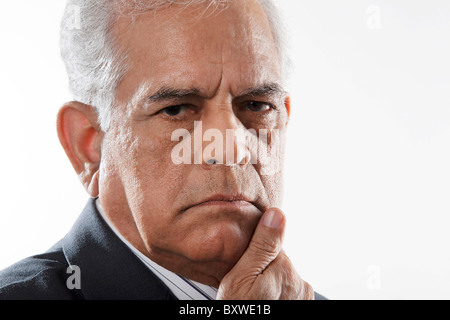 Portrait of a serious man Stock Photo