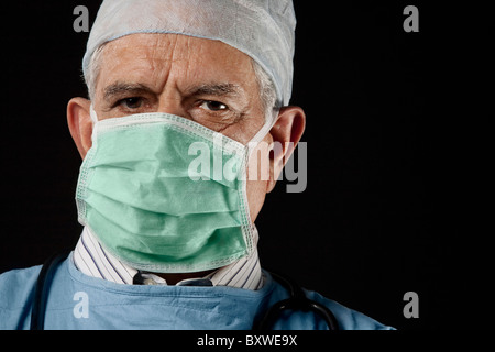Portrait of a surgeon Stock Photo