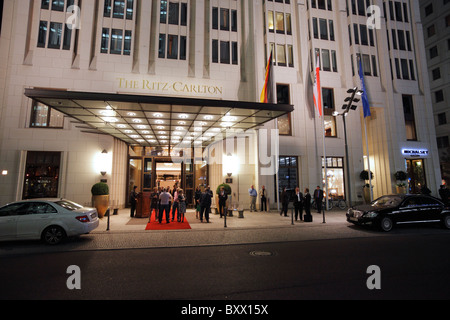 The Ritz-Carlton Hotel at Potsdamer Platz in Berlin Stock Photo