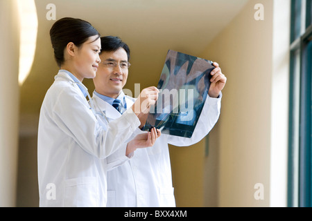Portrait of doctors at work Stock Photo