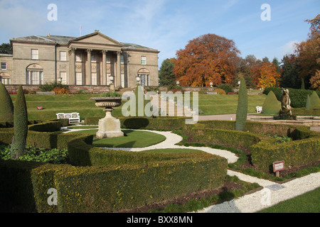 Estate of Tatton Park, England. Autumnal view of the Joseph Paxton designed Italian Garden at Tatton Park. Stock Photo