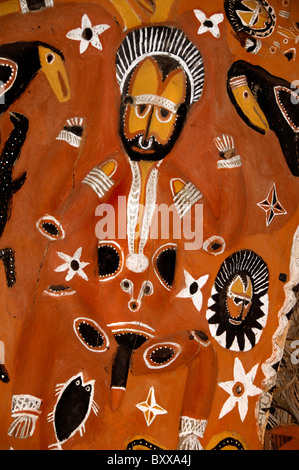 Asmat Papua New Guinea Indonesia museum craft art Stock Photo