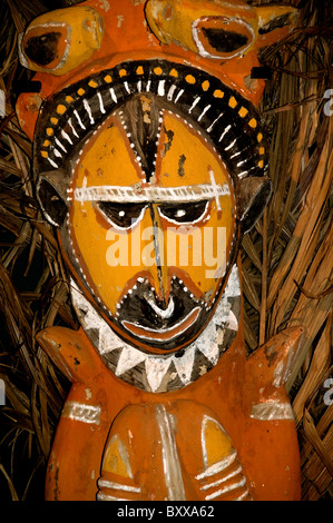 Asmat Papua New Guinea Indonesia museum craft art Stock Photo