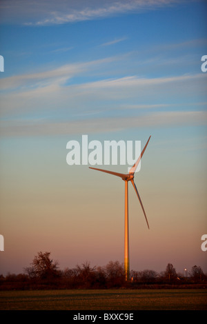 windmills in Southwestern Ontario Stock Photo