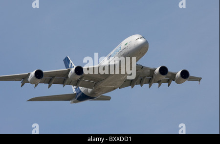 Airbus A380 Farnborough International Airshow 2010 Stock Photo
