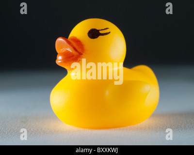 Toxic rubber toy made from PVC which contains some chemical. Stock Photo