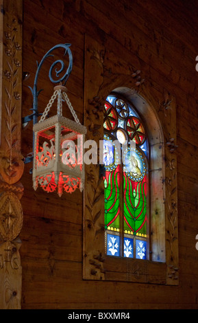 Chapel church Sacred Heart of Jesus, Jaszczurowka, Zakopane Stock Photo