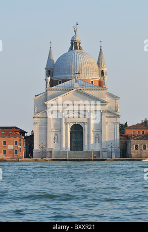 Venice. Italy. Palladio's church of the Redentore (Chiesa del Santissimo Redentore aka Il Redentore) on the Giudecca. Stock Photo