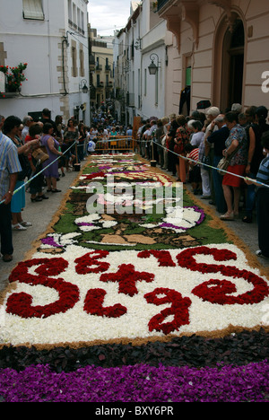 Celebration of the festivity of Corpus Christi in the town of Southern