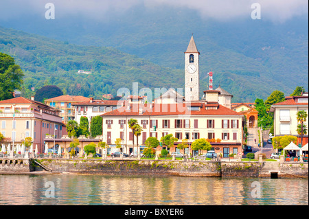 Town of Baveno Lake Maggiore Italy Stock Photo