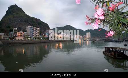 Limestone islands, Ha Long Bay, Quang Ninh, Vietnam Stock Photo