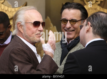 JAMES CAAN ANDY GARCIA ROBERT DUVALL HAND AND FOOTPRINT CEREMONY HOLLYWOOD LOS ANGELES CALIFORNIA USA 05 January 2011 Stock Photo