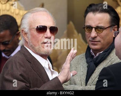 JAMES CAAN ANDY GARCIA ROBERT DUVALL HAND AND FOOTPRINT CEREMONY HOLLYWOOD LOS ANGELES CALIFORNIA USA 05 January 2011 Stock Photo