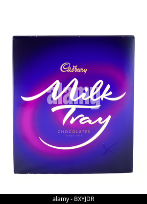 Box of Cadbury's Milk Tray Chocolates, UK Stock Photo