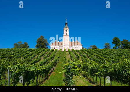 Pilgrimage Church of Birnau, Lake Constance, Baden-Wuerttemberg, Germany Stock Photo