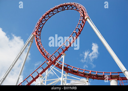 Rollercoaster against sky Stock Photo