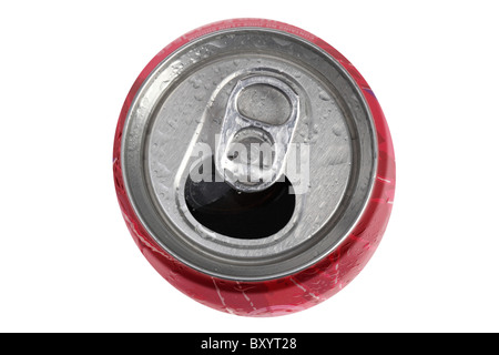 Soda can on white background Stock Photo