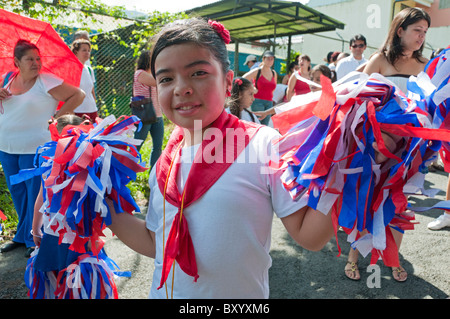 Costa Rica Independence day Central Valley Stock Photo