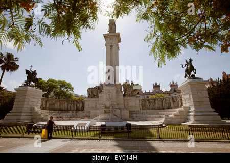 Monumento a la Constitución de 1812 Cádiz Andalucía España Monument to the Constitution of 1812 Cadiz Andalusia Spain Stock Photo