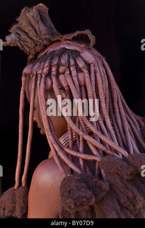 Himba woman, Kaokoland, Namibia Stock Photo