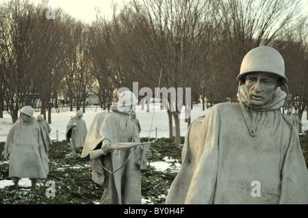 Winter in Korea Stock Photo