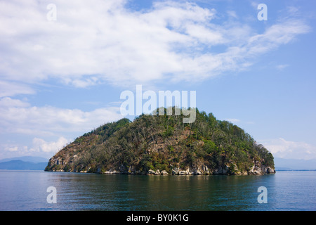 Lake Biwa And Chikubu Island Stock Photo Alamy