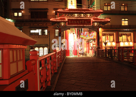 Nagasaki Chinatown, Nagasaki, Nagasaki, Japan Stock Photo