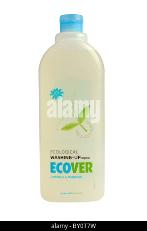 A bottle of ecological washing-up liquid Stock Photo