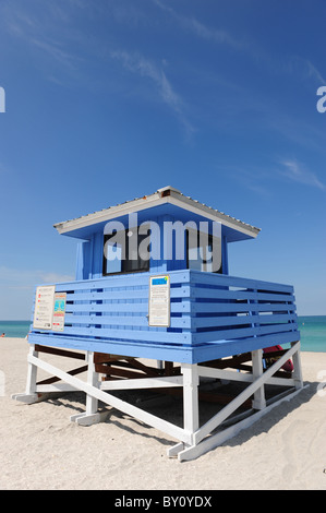 Lifeguard station at Venice Beach, South West Florida, USA Stock Photo