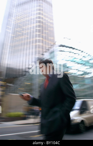 Business people in the City of London. UK. Stock Photo