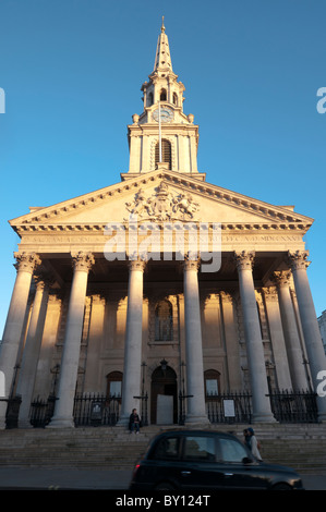 St Martin in the Fields Front Stock Photo