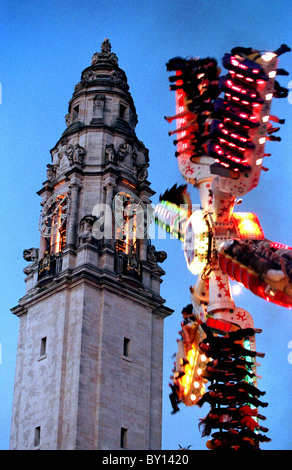 The fair, part of the Big Weekend, in Cathays Park, Cardiff. Stock Photo