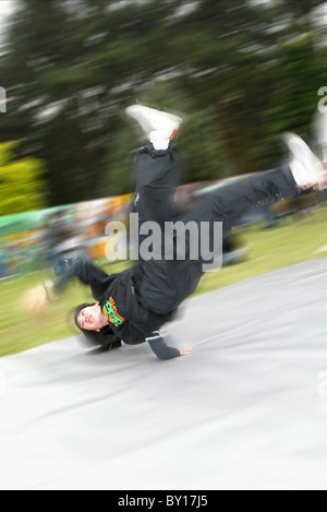 A breakdancer. Stock Photo