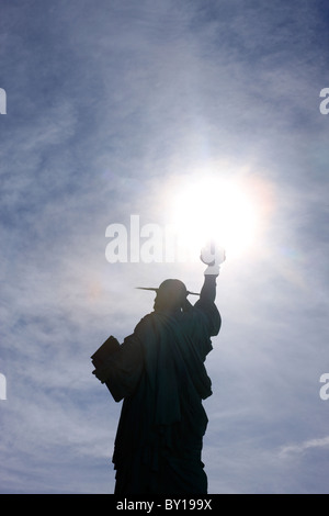 The Statue of Liberty on Liberty Island, New York City, United States of America Stock Photo