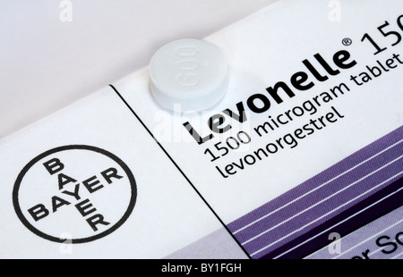 Levonelle Morning after Pill manufactured by Bayer Pharmaceuticals